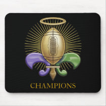 Holy NOLA Trophy (p) Mouse Pads