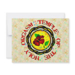 Holy Orgasm Temple Custom Announcements