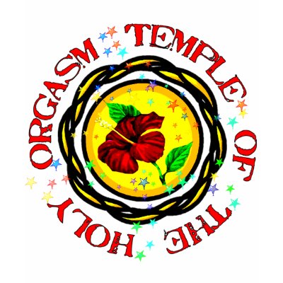 Holy Orgasm Temple T Shirt by godless_heathen
