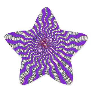 HOLY Purple Cosmic Force - Tune to your innerself Stickers