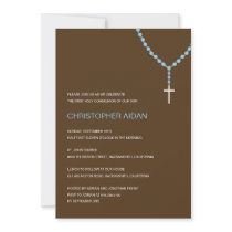 Holy Rosary Baptism /First Communion Invitation