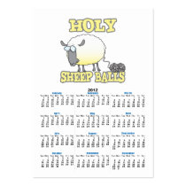 holy sheep balls funny unraveling yarn sheep business card templates