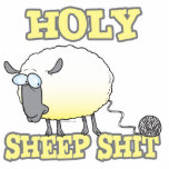 holy sheep shit funny unraveling cloned sheep photo sculpture