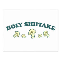 Holy Shiitake Postcard