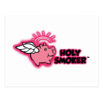 holy smoker logo pink tif postcards