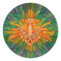 Holy Spirit 01 z-1 HS Round Stickers