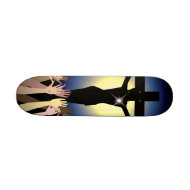 Holy Spirit Easter skateboard