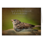 Holy Spirit fall afresh on me Greeting Cards