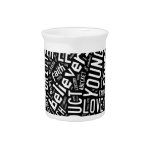 Holy Spirit Gear - White heart with black text pitchers