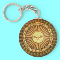 Holy Spirit painting keychains by Artists4God Holy Spirit painting keychains