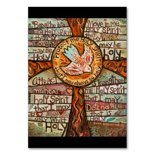 Holy Spirit Prayer Card | Zazzle
