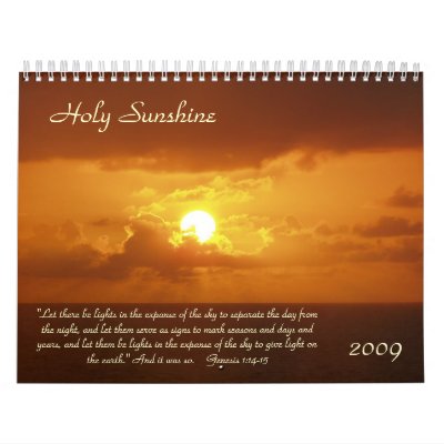 Holy Sunshine Calendar by JKeezel