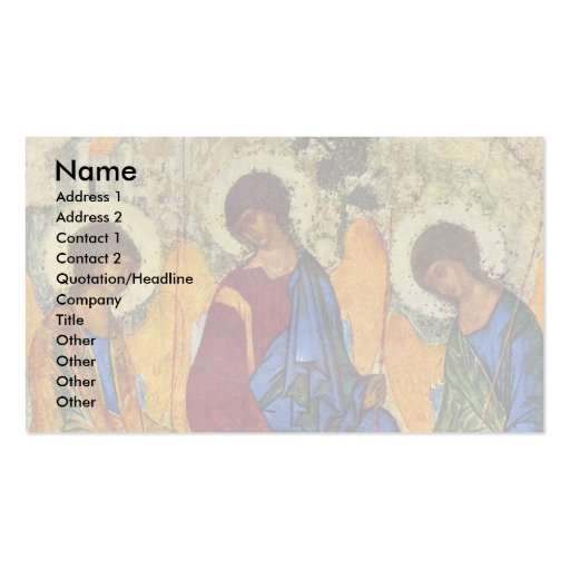 Holy Trinity By Rublã«V Andrej Business Card Template