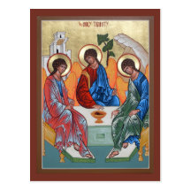 Holy Trinity Prayer Card Postcard
