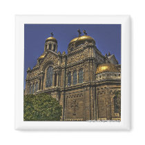 Holy Virgin, Varna, Bulgaria magnets by Alan_Hauge Holy Virgin, Varna, Bulgaria magnets