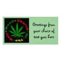 Holy Weed Church photo cards by godless_heathen Holy Weed Church photo cards