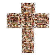 HolyCross in CaveStyle GoldCoins Photo Cutout