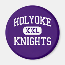 Holyoke - Knights - High - Holyoke Massachusetts Refrigerator Magnet