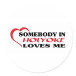 HOLYOKE ROUND STICKER