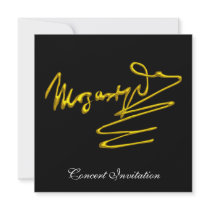 HOMAGE TO MOZART, PURPLE CONCERT CUSTOM ANNOUNCEMENT