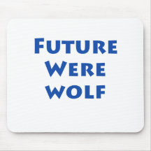 Hombre lobo futuro tapete de raton