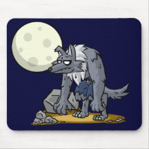Hombre lobo Mousepad Alfombrilla De Raton