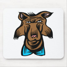 Hombre lobo tapetes de raton
