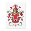 Homburg Family Crest postcards
