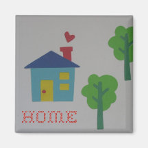 Home #1 refrigerator magnet