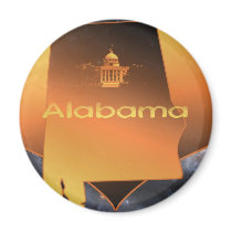 Home Alabama Fridge Magnets