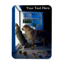 Home Alone Dog & Cat Magnet
