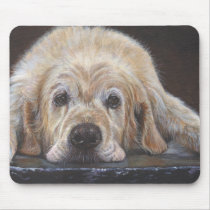 Home Alone Golden Retriever Mouse Pad
