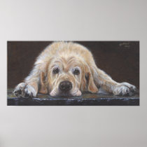 Home Alone Golden Retriever Print