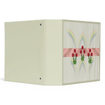 Home and Garden ~ Spring Tulips 3 Ring Binder