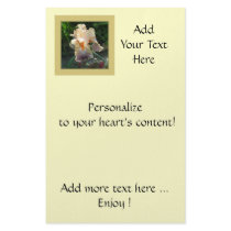 Home and Garden ~ Yellow Iris Personalized Stationery