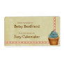 Home Baked Cupcakes Personalized Labels