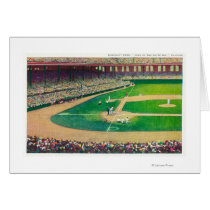 Home Base Bleachers View of Comiskey Park Card