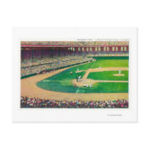 Home Base Bleachers View of Comiskey Park Post Card