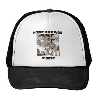 Home Brewer Inside (16th Century Woodcut Brewing) Trucker Hat
