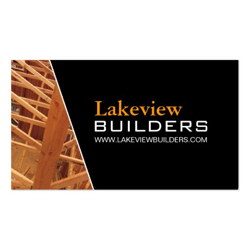 Home Building - Business Cards (front side)