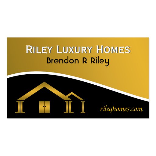 Home Building & Construction Business Card (front side)