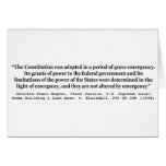 Home Building & Loan Assn v Blaisdell 290 US 398 Card