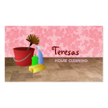 home cleaning business cards