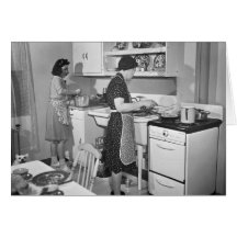 Home Cooking: 1942 Greeting Card