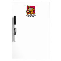 Home Dog Hair Dry-Erase Board