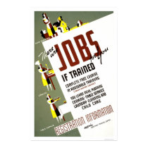Home Economics Training 1940 WPA posters
