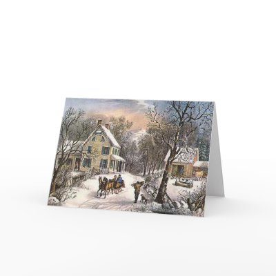 Home for the Holidays Greeting Card by Paddydee56
