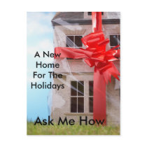 Home For The Holidays Postcard by bwmedia Home For The Holidays Postcard
