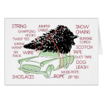 Home from the Christmas Tree Lot Card