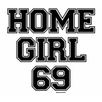 HOME GIRL 69 black t-shirts